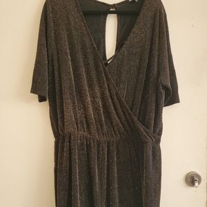 Black and Gold Romper